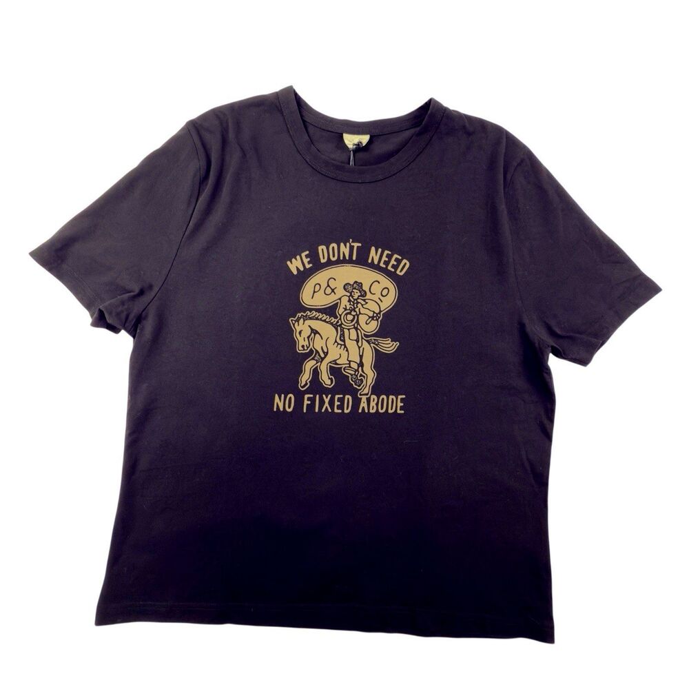 Men's Black Graphic Tee - Short Sleeve - Picture 3 of 8